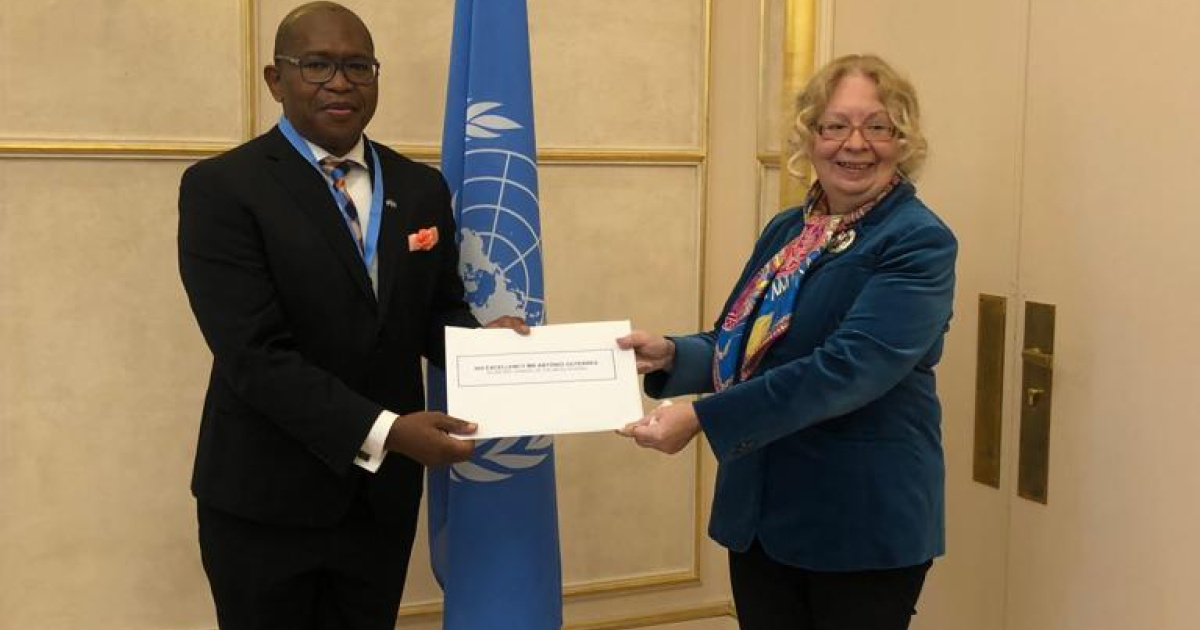 New Permanent Representative of South Africa presents Credentials to ... - Entry Of Representative South Africa